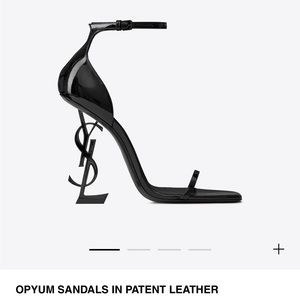 Saint Laurent Opyum Sandal Heels in Patent Leather